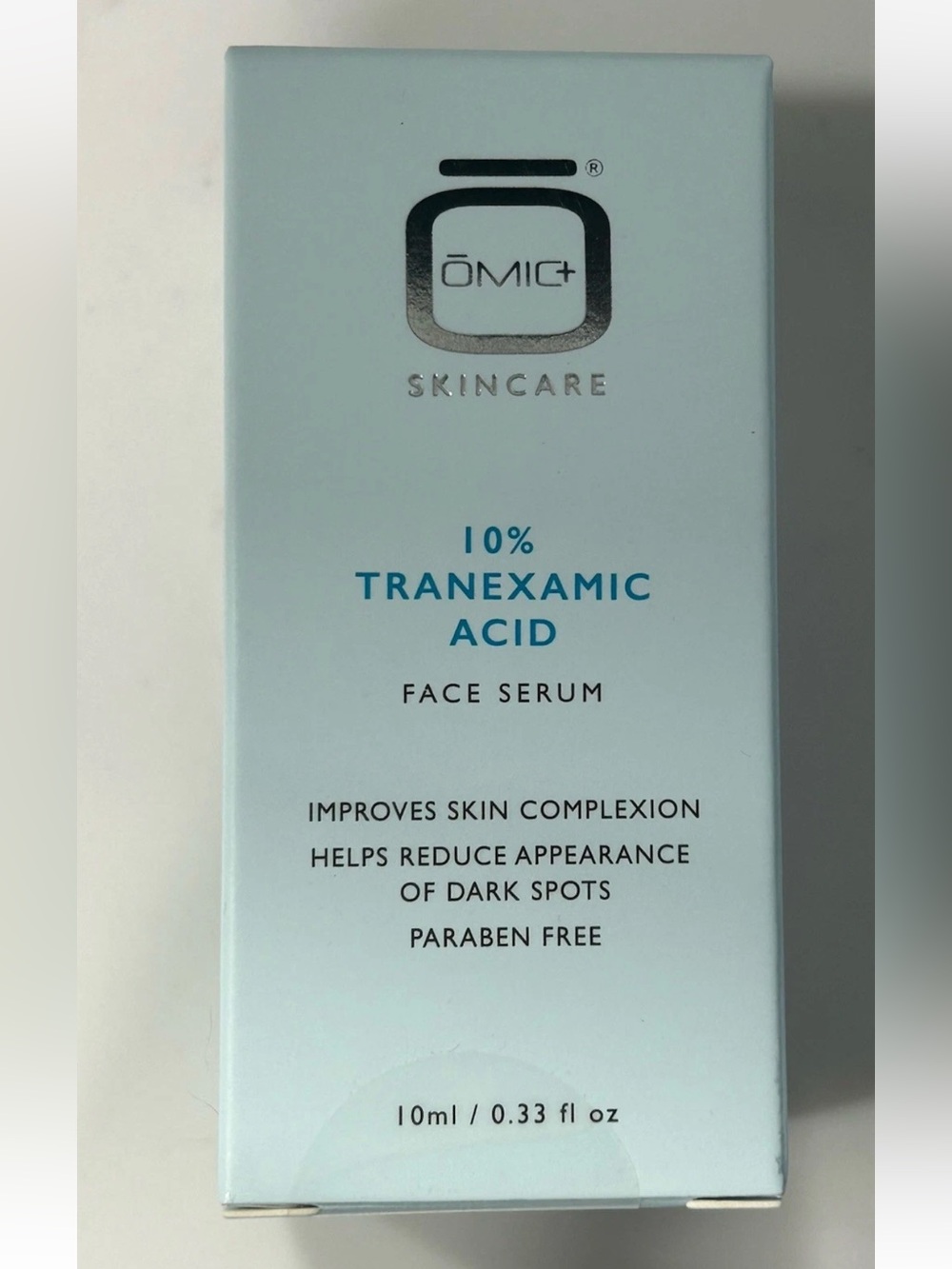 OMIC+ 10% Tranexamic Acid Face Serum 10 mL/ 0.33 oz Exp 11/30 Mini